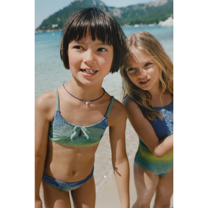 6-14 лет/ блестящий бикини