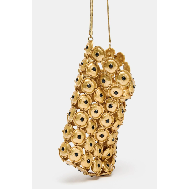 СУМКА-МЕШОК С МЕТАЛЛИЧЕСКИМИ ДЕТАЛЯМИ