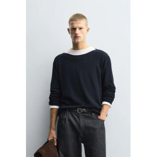 ТРИКОТАЖНЫЙ ДЖЕМПЕР С МЕРСЕРИЗАЦИЕЙ