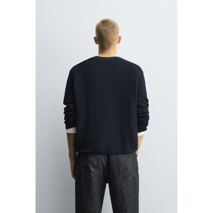 ТРИКОТАЖНЫЙ ДЖЕМПЕР С МЕРСЕРИЗАЦИЕЙ