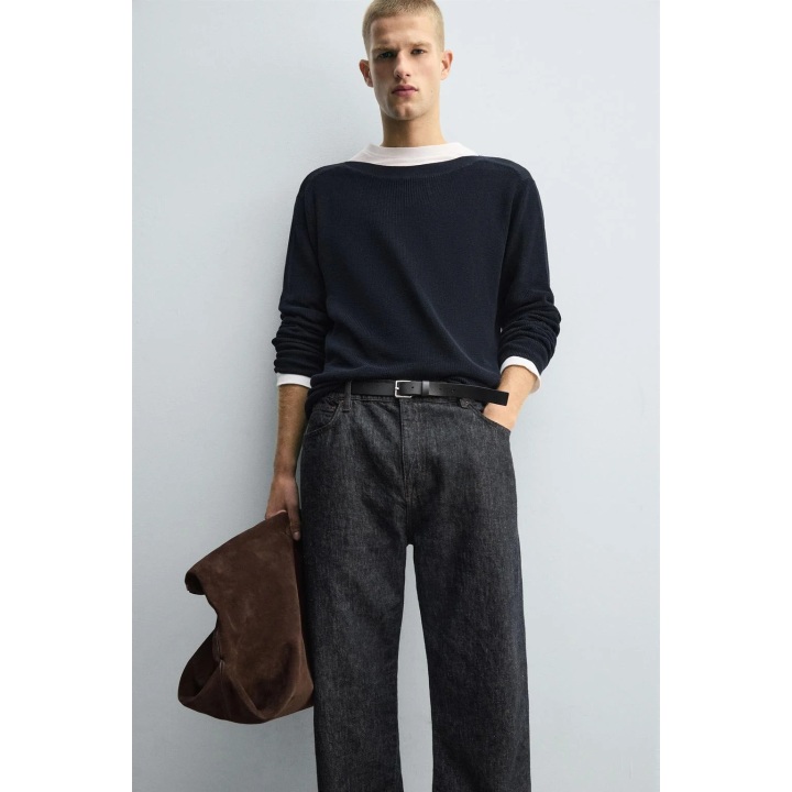 ТРИКОТАЖНЫЙ ДЖЕМПЕР С МЕРСЕРИЗАЦИЕЙ