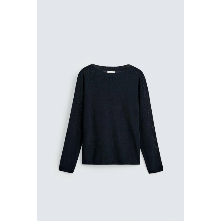 ТРИКОТАЖНЫЙ ДЖЕМПЕР С МЕРСЕРИЗАЦИЕЙ