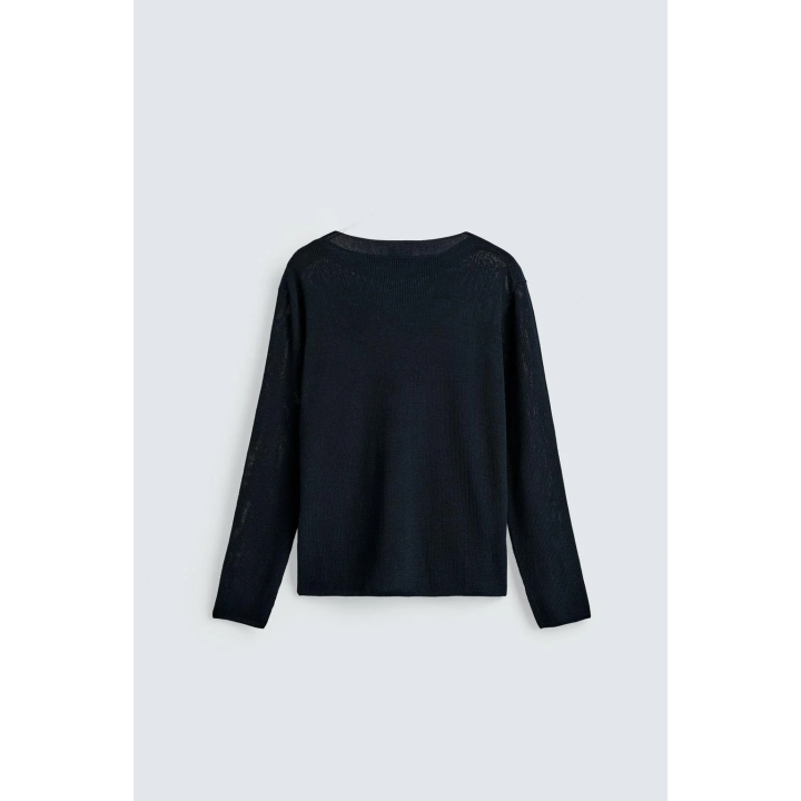 ТРИКОТАЖНЫЙ ДЖЕМПЕР С МЕРСЕРИЗАЦИЕЙ