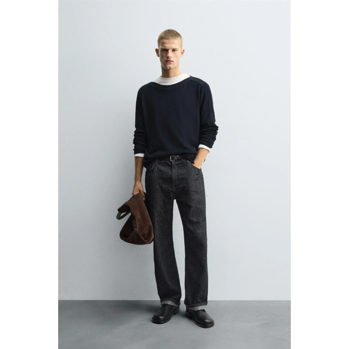 ТРИКОТАЖНЫЙ ДЖЕМПЕР С МЕРСЕРИЗАЦИЕЙ