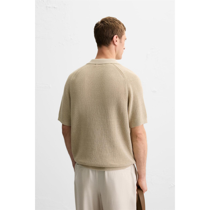 ПОЛО ИЗ РЕЛЬЕФНОГО ТРИКОТАЖА