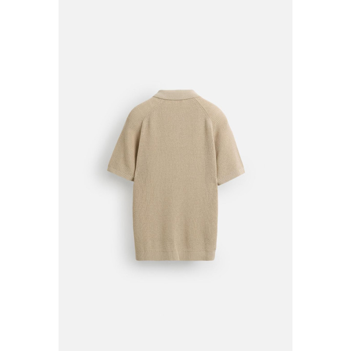 ПОЛО ИЗ РЕЛЬЕФНОГО ТРИКОТАЖА