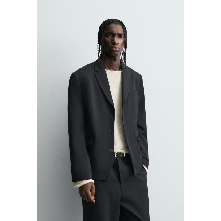 КОСТЮМНЫЙ БЛЕЙЗЕР С ШЕРСТЬЮ