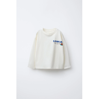 Футболка с принтом лиссабона и слоганом города