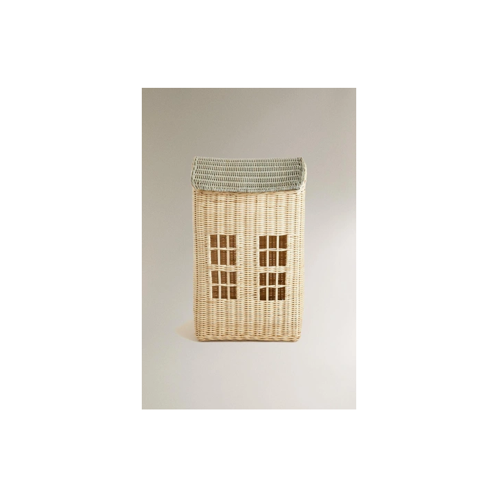 CHILDREN’S RATTAN HOUSE BASKET