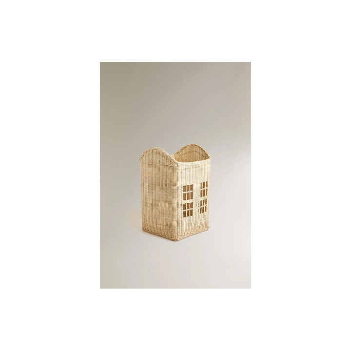 CHILDREN’S RATTAN HOUSE BASKET