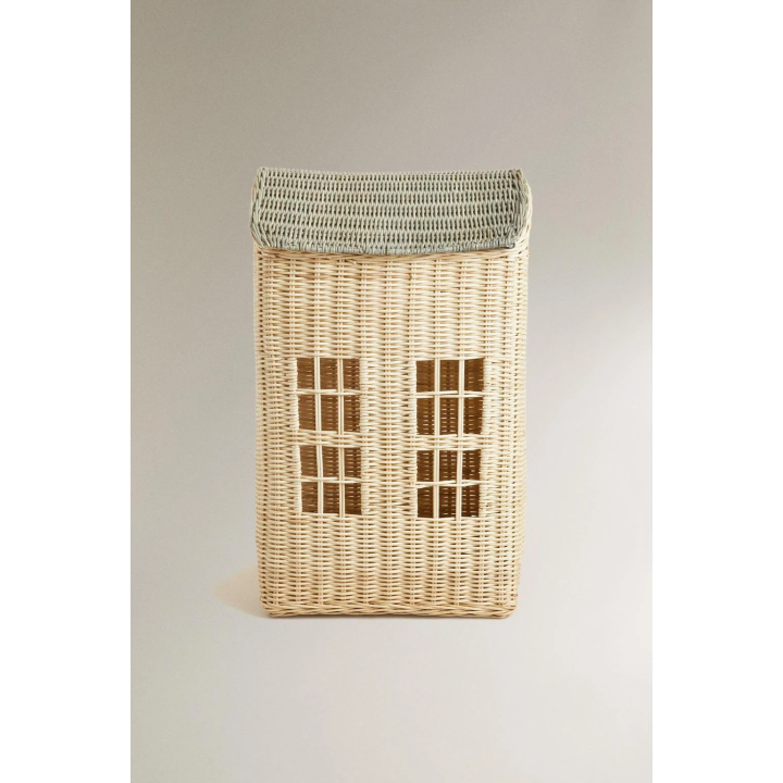 CHILDREN’S RATTAN HOUSE BASKET