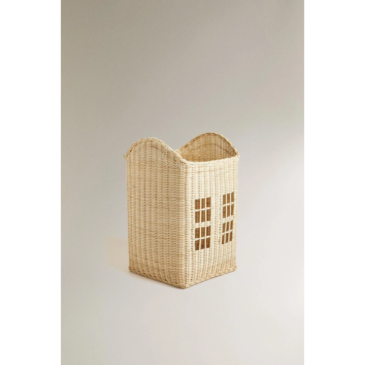 CHILDREN’S RATTAN HOUSE BASKET