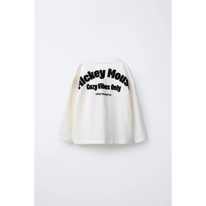 ФУТБОЛКА СРЕДНЕГО ВЕСА С ВЫШИВКОЙ «МИККИ МАУС» © DISNEY