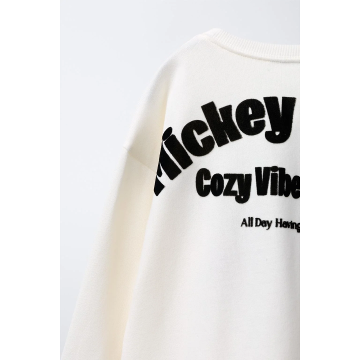 ФУТБОЛКА СРЕДНЕГО ВЕСА С ВЫШИВКОЙ «МИККИ МАУС» © DISNEY