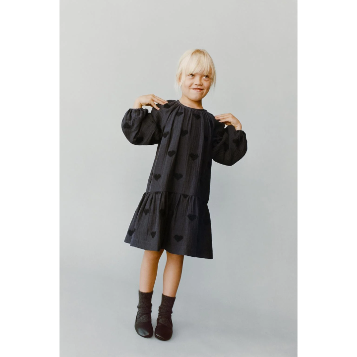 ПЛАТЬЕ С ВЫШИВКОЙ «СЕРДЕЧКИ»