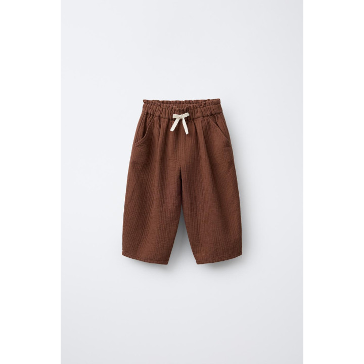 БРЮКИ BAGGY С ДЕКОРАТИВНОЙ СТРОЧКОЙ