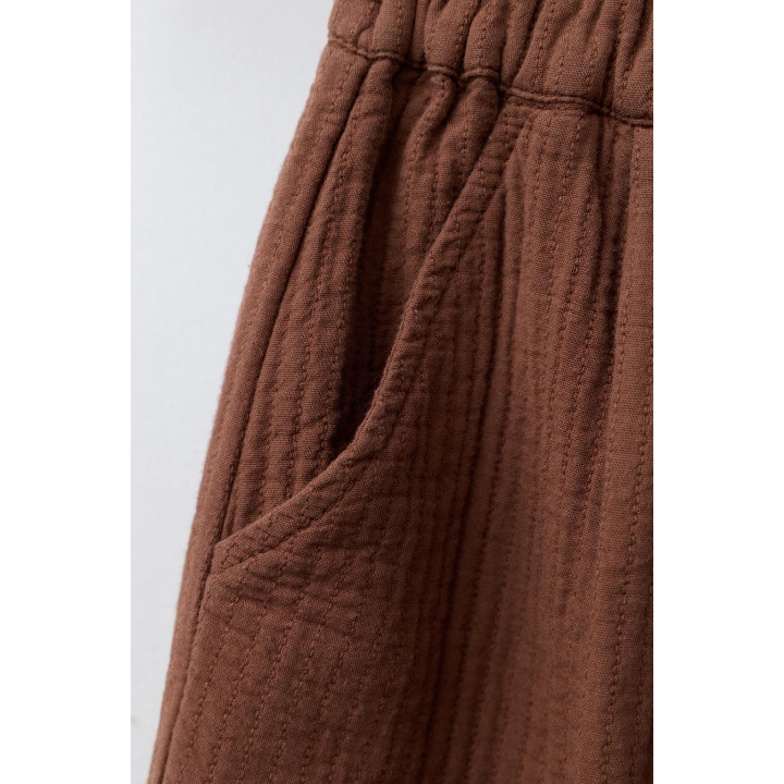 БРЮКИ BAGGY С ДЕКОРАТИВНОЙ СТРОЧКОЙ