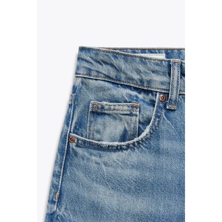 Джинсы trf свободного кроя с средней талией