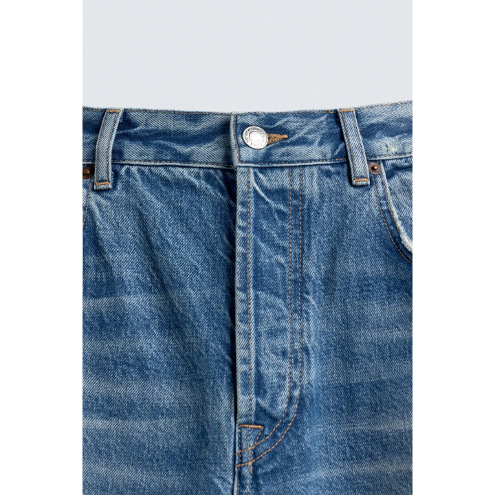 ДЖИНСЫ RELAXED FIT С РАЗРЕЗАМИ