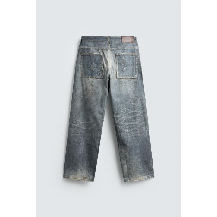 ДЖИНСЫ BAGGY С ПРИНТОМ