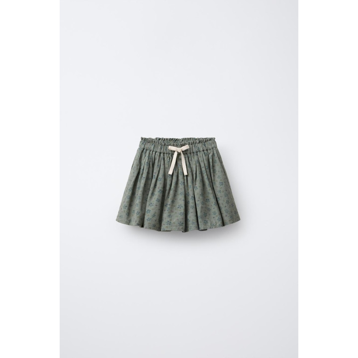 ЮБКА-ШОРТЫ С ЦВЕТОЧНЫМ ПРИНТОМ