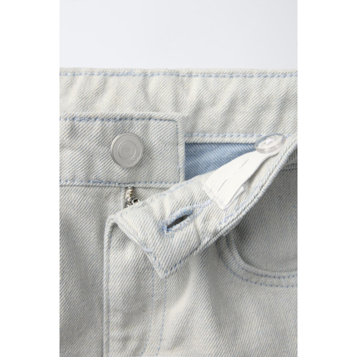 ПРЯМЫЕ ДЖИНСЫ С ПОДВЕРНУТЫМ НИЗОМ