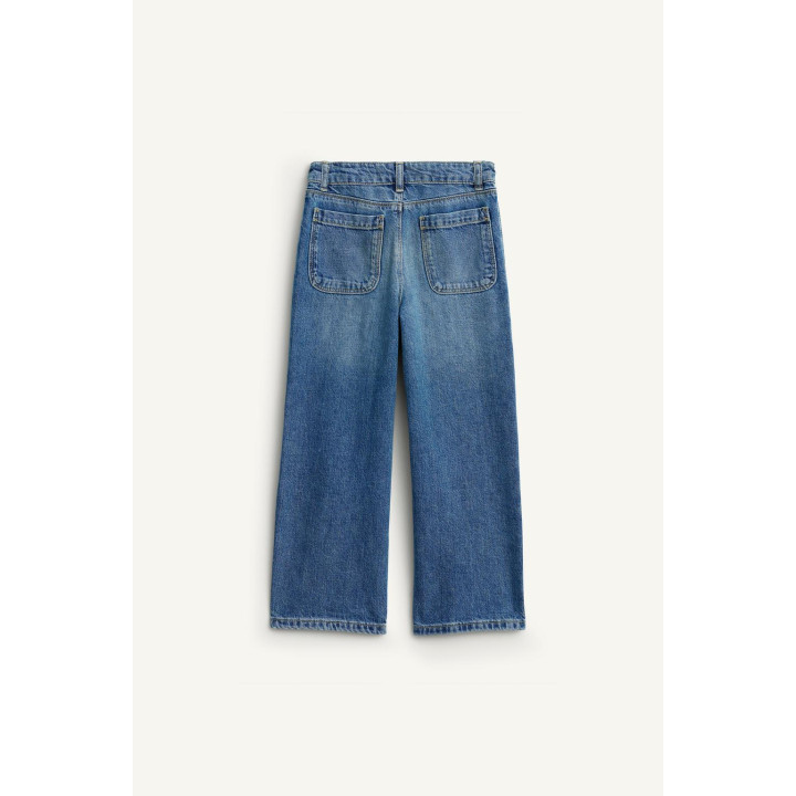 Джинсы с широкими штанинами с карманами - ограниченной серией