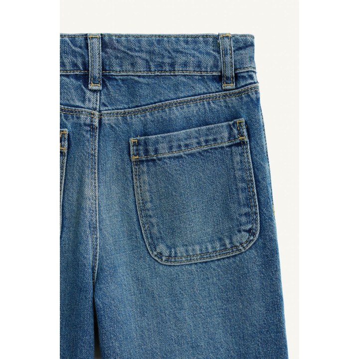 Джинсы с широкими штанинами с карманами - ограниченной серией