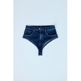 МИНИ-ШОРТЫ ДЕНИМ TRF С ВЫСОКОЙ ПОСАДКОЙ