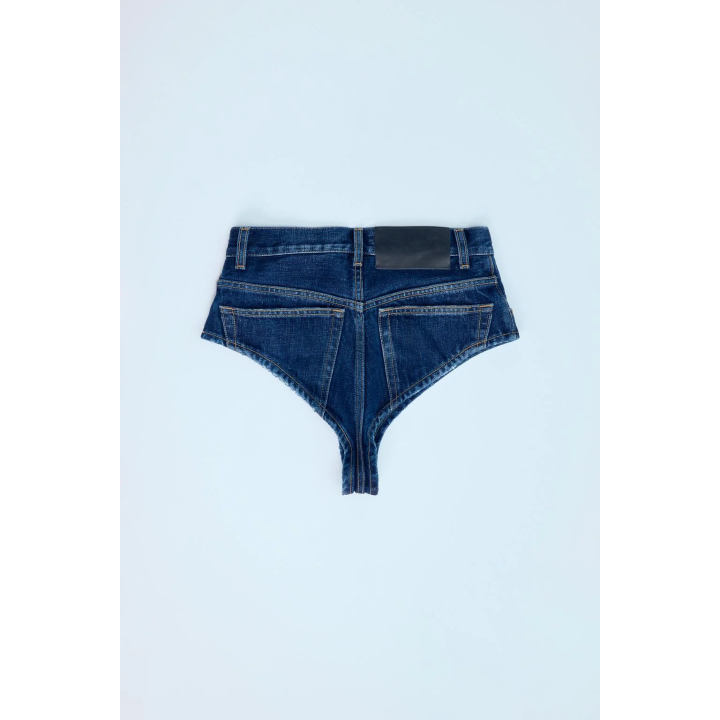 МИНИ-ШОРТЫ ДЕНИМ TRF С ВЫСОКОЙ ПОСАДКОЙ