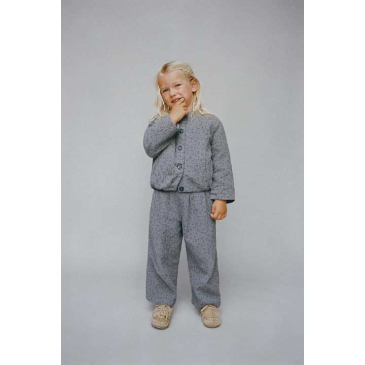 КУРТКА-РУБАШКА С ЦВЕТОЧНЫМ УЗОРОМ