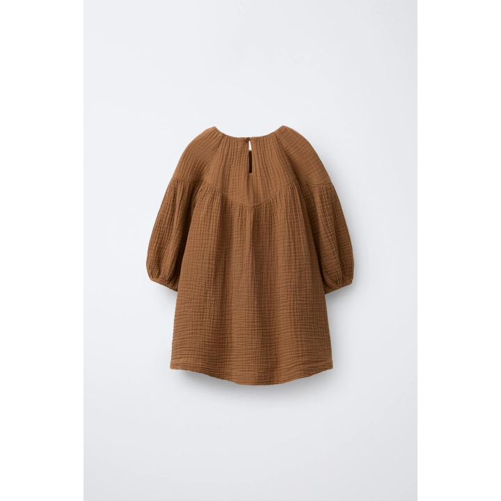 ПЛАТЬЕ ИЗ ЖАТОЙ ТКАНИ