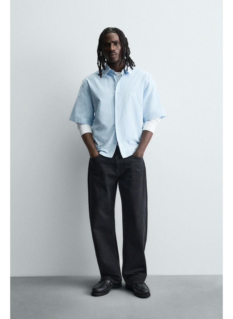 Рубашка с вышивкой полосат�...