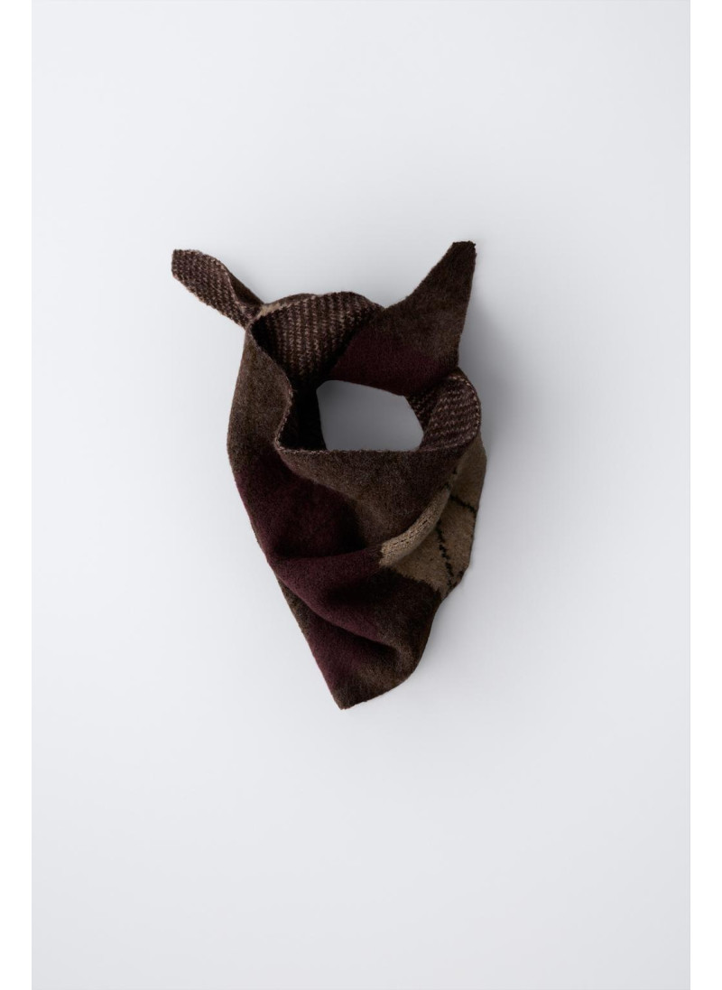 Шарф с аргайловым узором