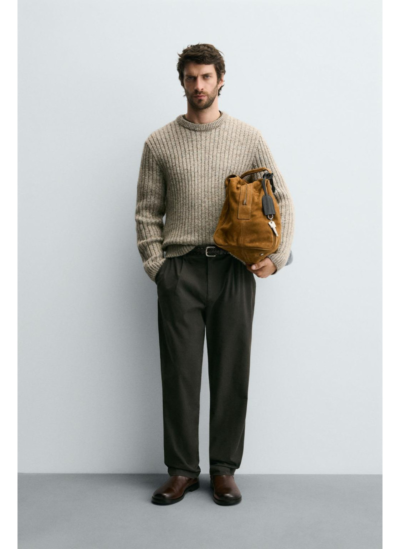 БРЮКИ REGULAR FIT СО СКЛАДКАМИ