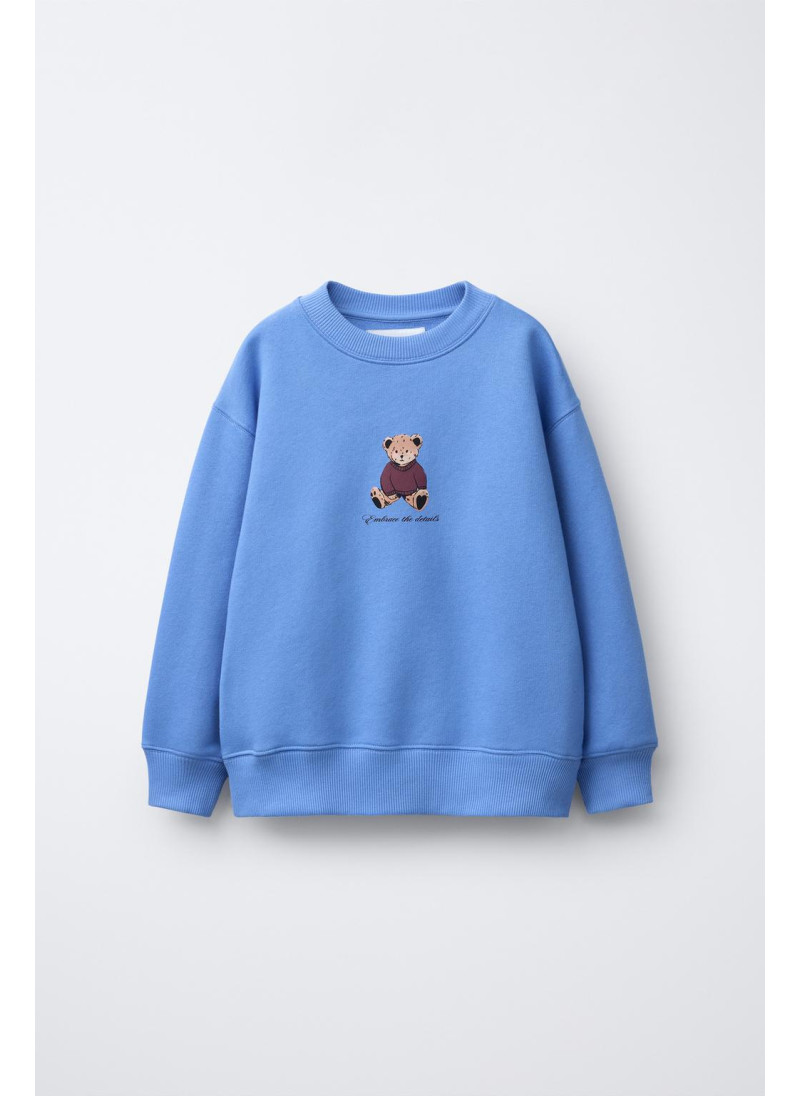 Толстовка с принтом медвед�...
