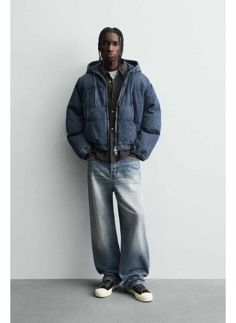 Джинсовая куртка с простеж�...