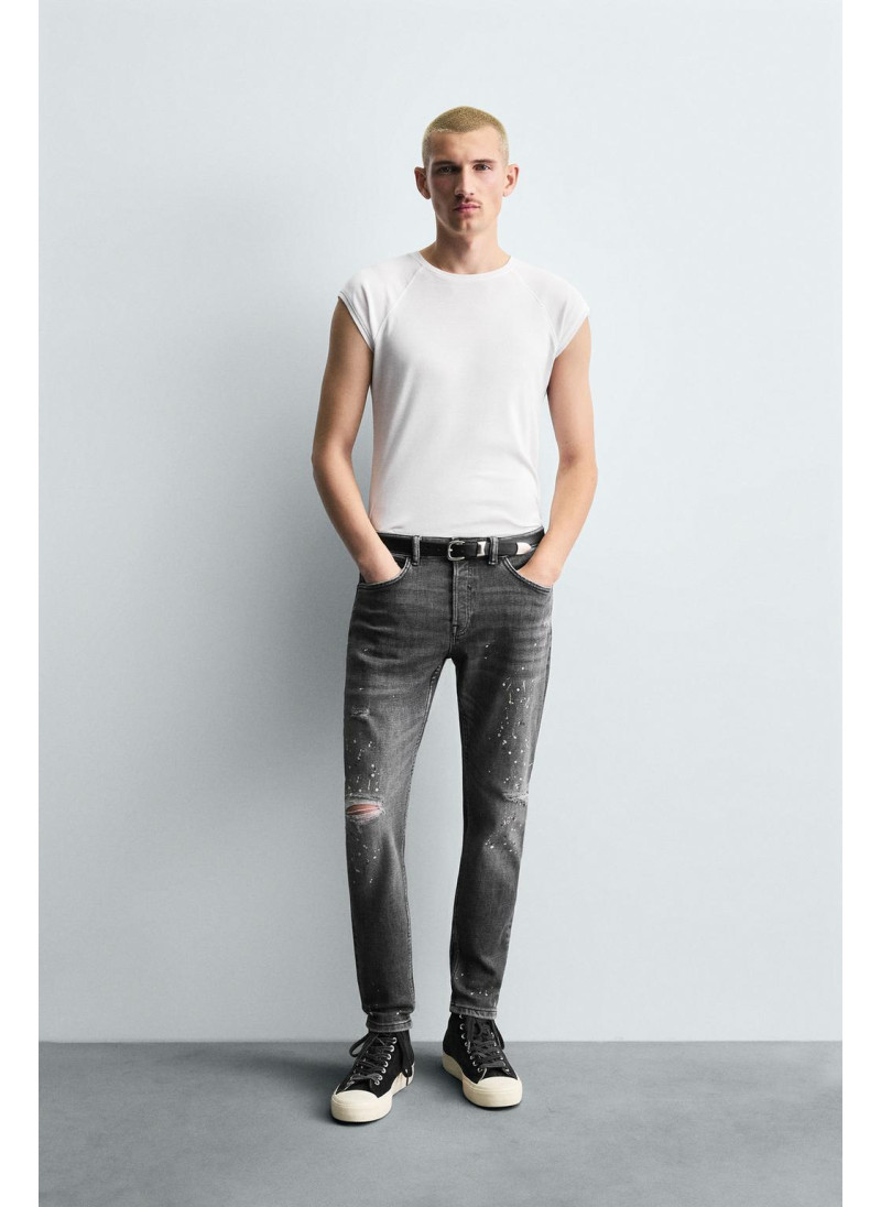 ДЖИНСЫ SKINNY FIT С ДЫРАМИ