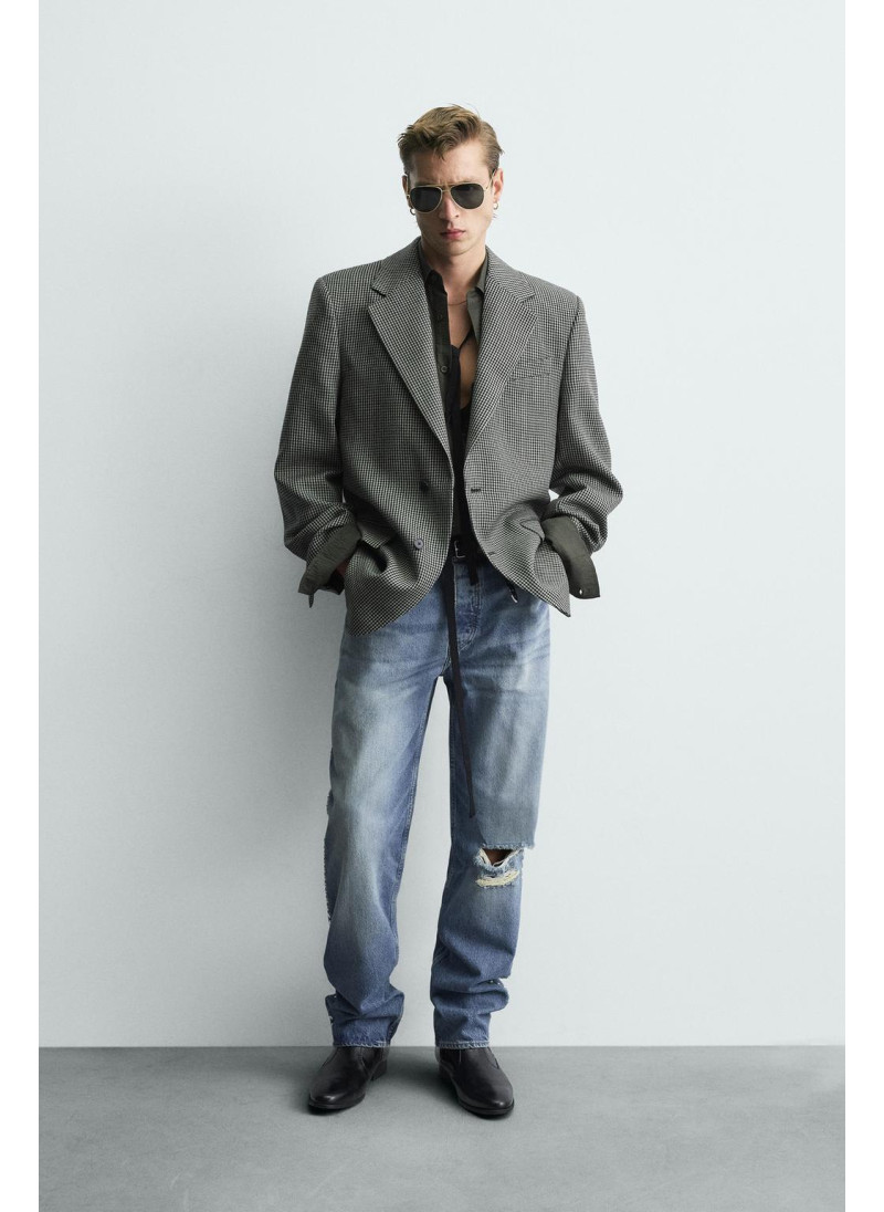 БЛЕЙЗЕР ИЗ 100% ШЕРСТИ С УЗОР�...