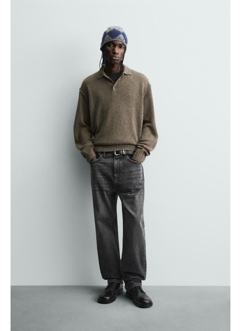 ТРИКОТАЖНОЕ ПОЛО СВОБОДНОГ...