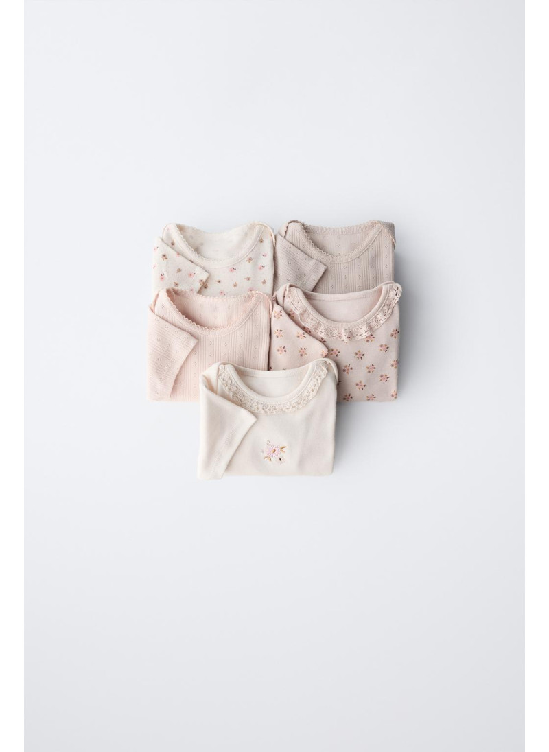 НАБОР ИЗ ПЯТИ БОДИ С ЦВЕТОЧ�...