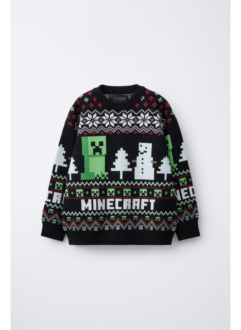 Вязаный свитер minecraft © mojang ab...