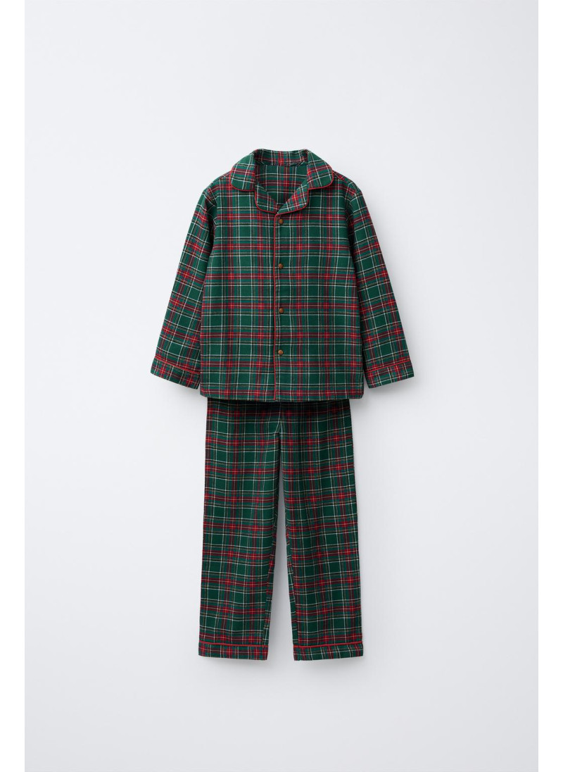 3–6 ЛЕТ/ ФЛАНЕЛЕВАЯ ПИЖАМА �...