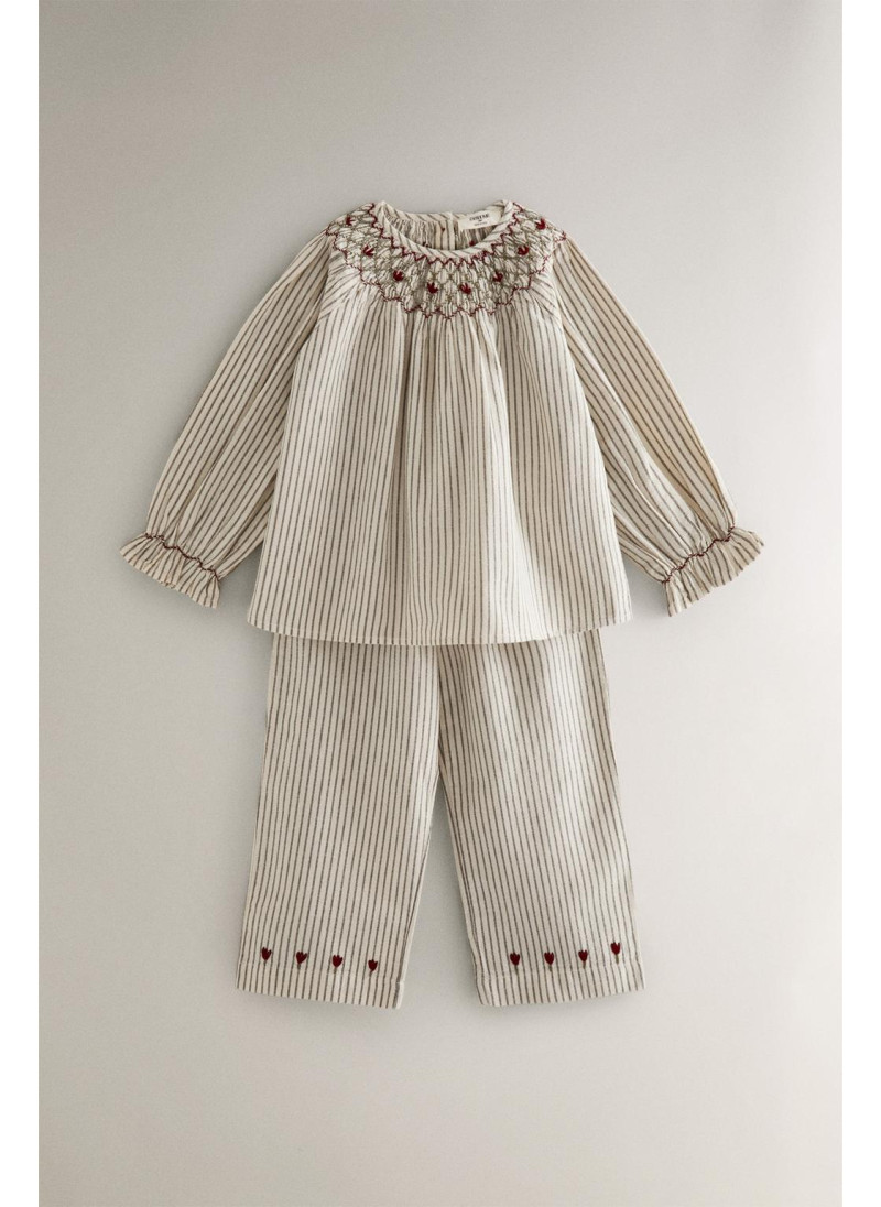 Набор детских пижам в полос...