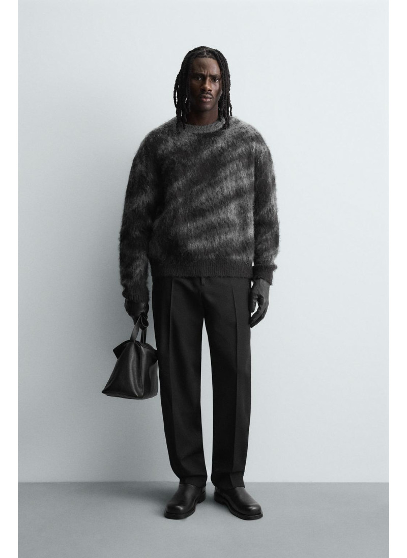 Джемпер с жаккардовым узор�...