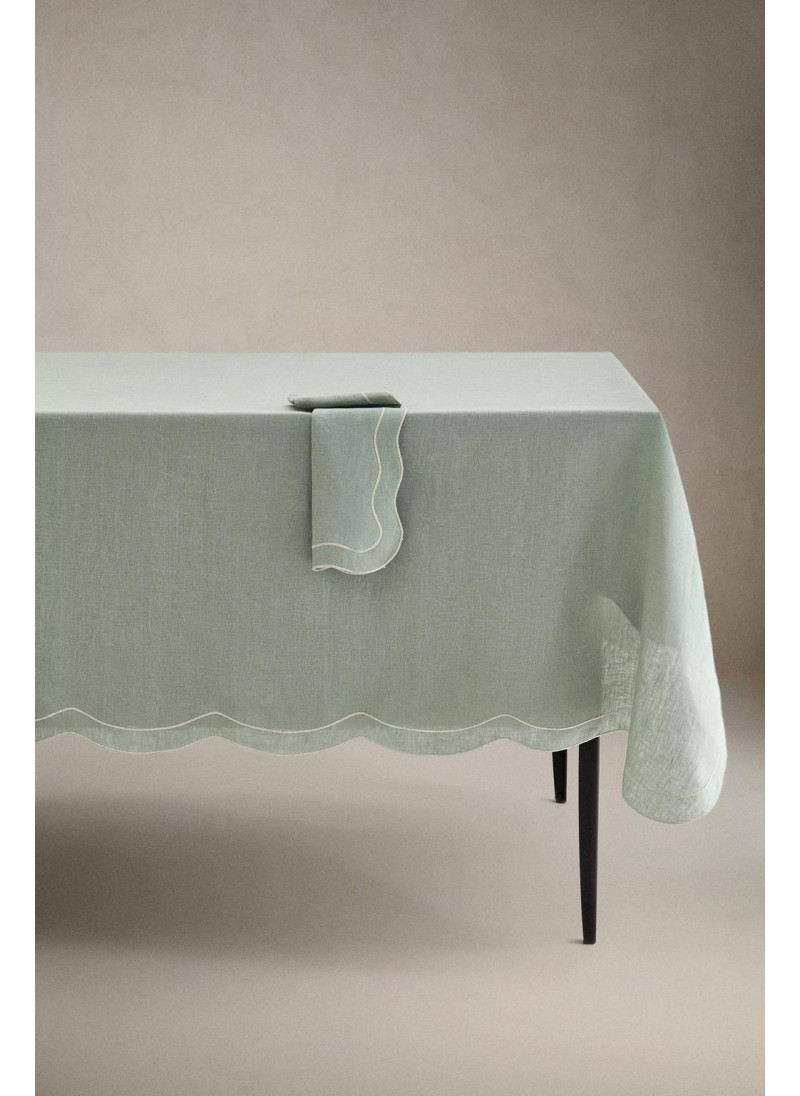 Льняная рождественская ска...