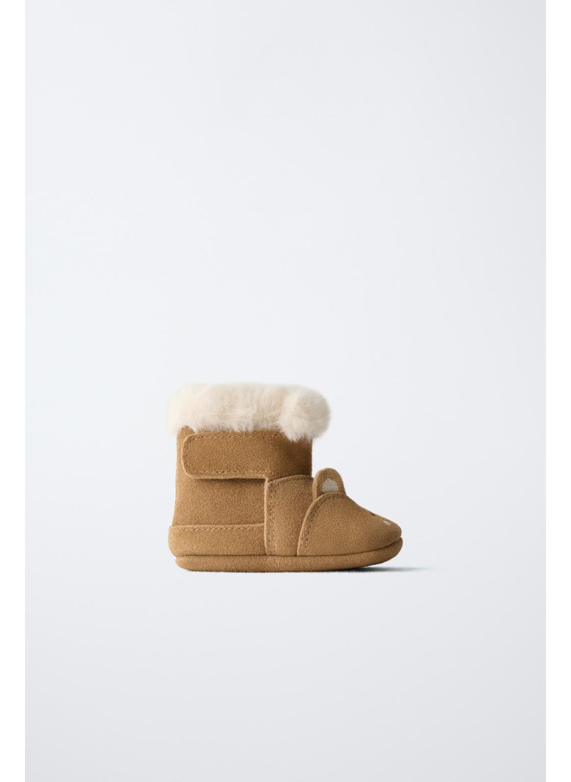 Ботинки в стиле животного п...