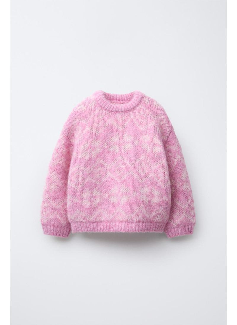 Джемпер с жаккардовым узор�...