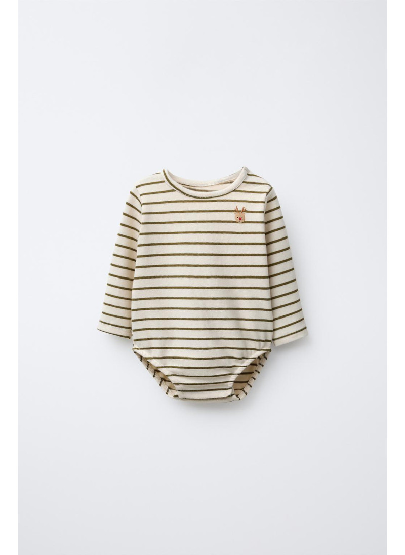 Комбинезон в полоску с выши...