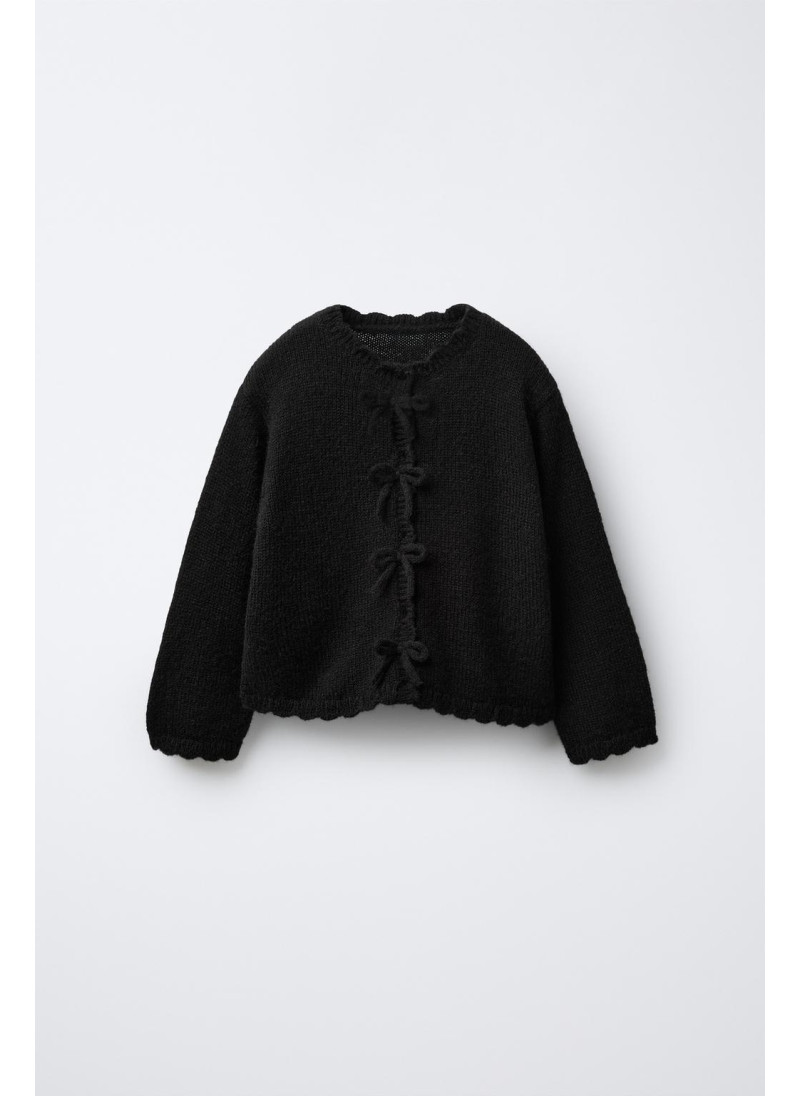 КАРДИГАН С БАНТАМИ